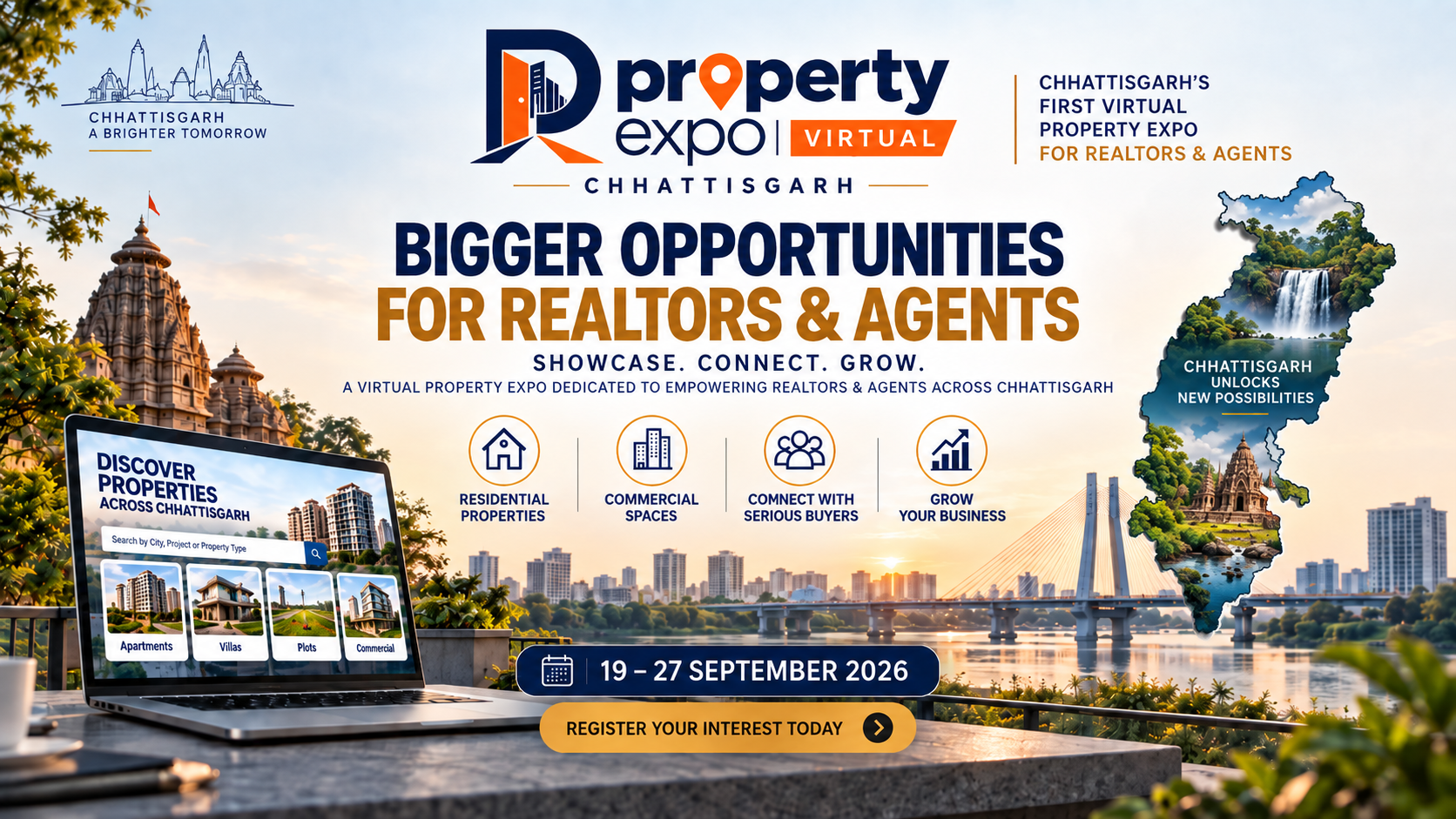 Chhattisgarh Virtual Property Expo – Realtor Edition (19 to 27 September 2026)
