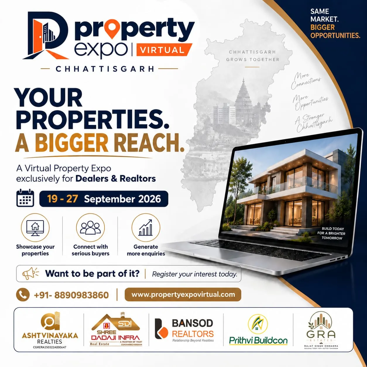 Property Expo Virtual 2026 Poster - Manish Talreja